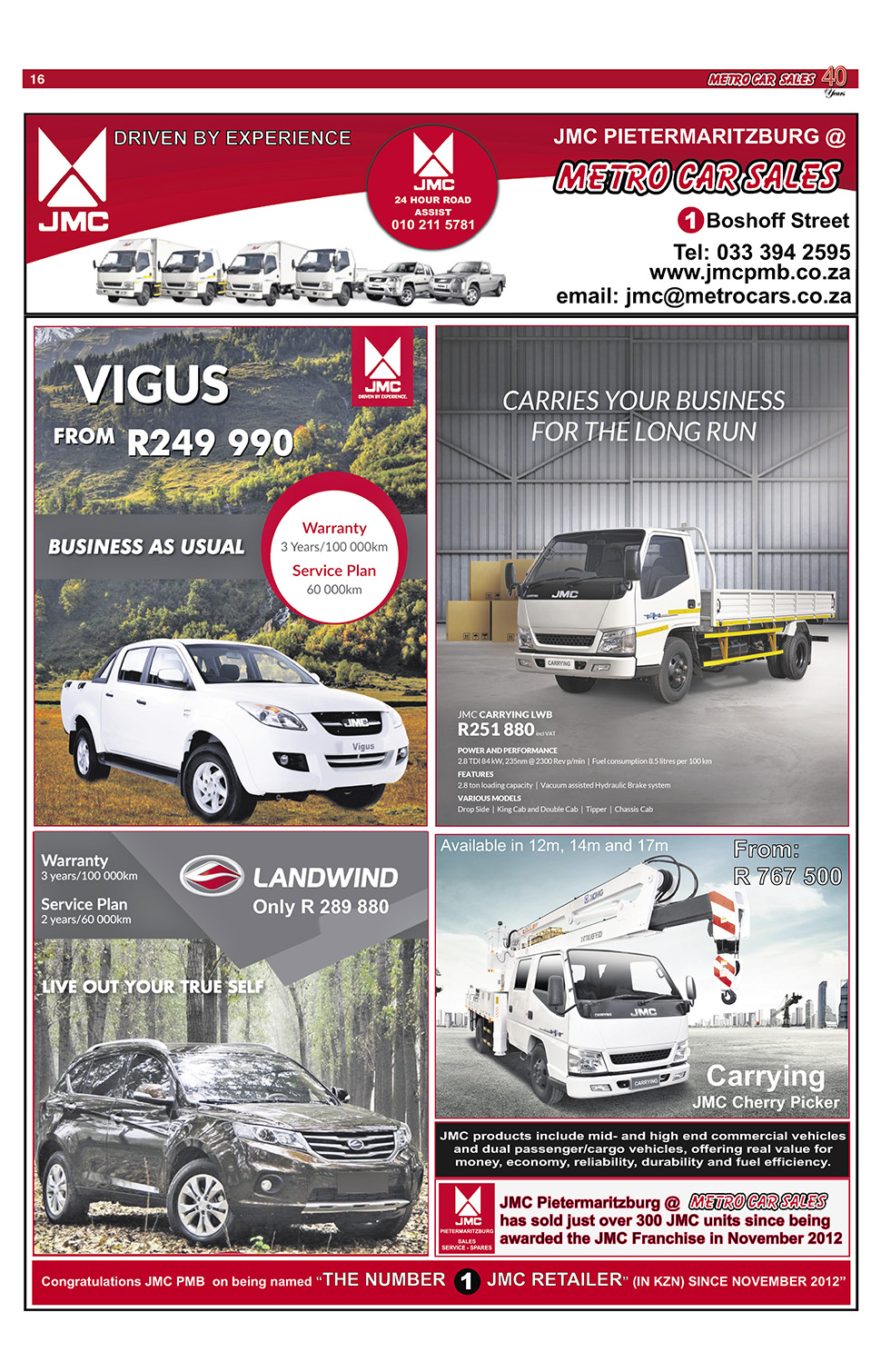 Metro Car Sales 40th p16